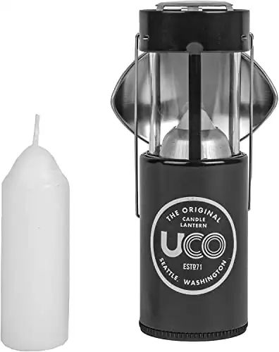UCO Original Collapsible Candle Lantern kit for Camping and Emergency preparedness