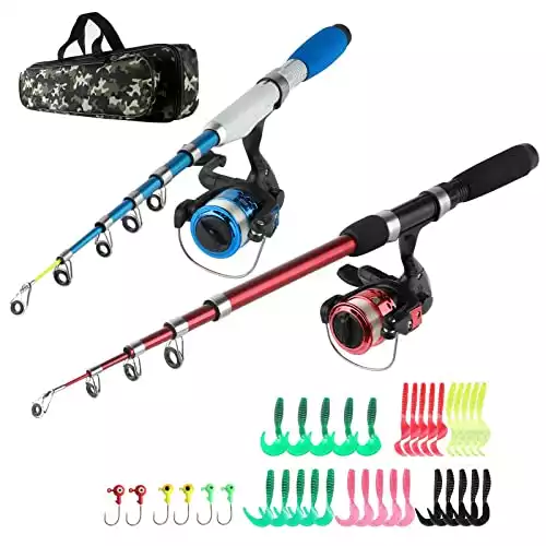 Byzy Telescopic Fishing Rod and Real Combo