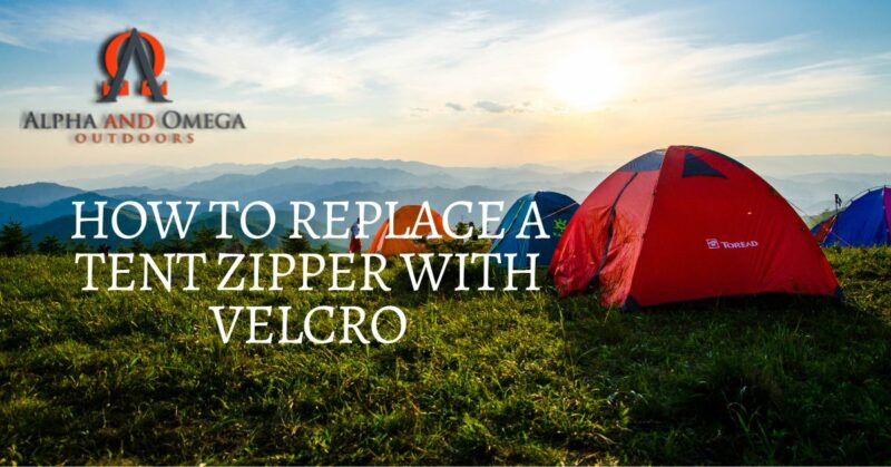 How to replace a tent zipper with velcro featured image