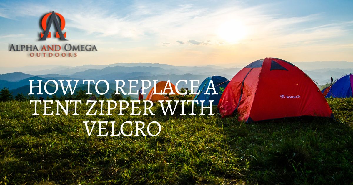 How To Replace A Tent Zipper With Velcro